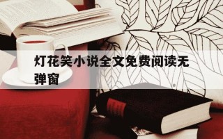 灯花笑小说全文免费阅读无弹窗-灯花作者