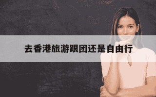 去香港旅游跟团还是自由行-去香港必买的三样东西