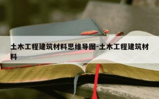 土木工程建筑材料思维导图-土木工程建筑材料