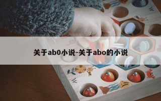 关于ab0小说-关于abo的小说