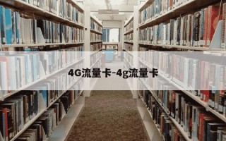 4G流量卡-4g流量卡