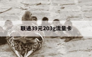 联通39元203g流量卡-联通39元100g巨无霸流量卡