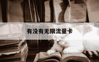 有没有无限流量卡-移动有没有无限流量卡