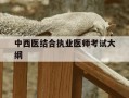 中西医结合执业医师考试大纲-中西医结合执业医师考试大纲有肺结核吗