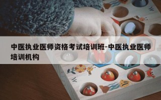 中医执业医师资格考试培训班-中医执业医师培训机构