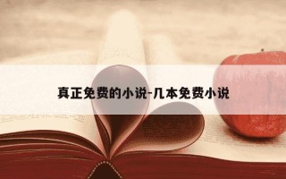 真正免费的小说-几本免费小说