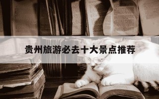 贵州旅游必去十大景点推荐-贵州旅行必去景点