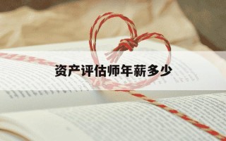 资产评估师年薪多少-资产评估师年薪能达到多少