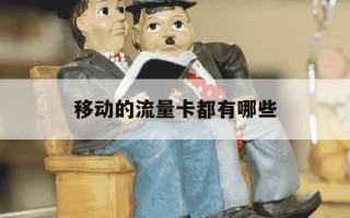 移动的流量卡都有哪些-移动的流量卡有哪些,价格有哪些