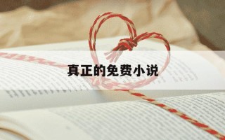 真正的免费小说-真正看小说全本免费