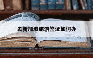 去新加坡旅游签证如何办-去新加坡旅游签证需要什么材料