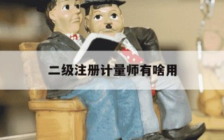 二级注册计量师有啥用-二级注册计量师的作用