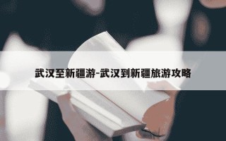 武汉至新疆游-武汉到新疆旅游攻略