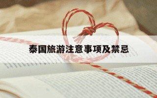 泰国旅游注意事项及禁忌-泰国最忌三种颜色