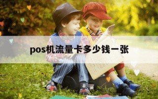 pos机流量卡多少钱一张-pos机流量卡多少钱一张啊