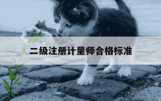 二级注册计量师合格标准-二级计量师合格标准公布时间