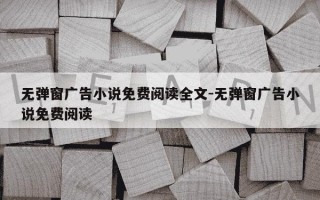 无弹窗广告小说免费阅读全文-无弹窗广告小说免费阅读