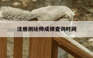 注册测绘师成绩查询时间-2020注册测绘师成绩啥时候公布