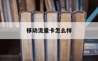 移动流量卡怎么样-移动200g流量卡
