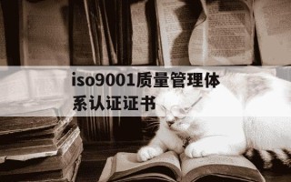 iso9001质量管理体系认证证书-ISO9001质量管理体系认证证书图片