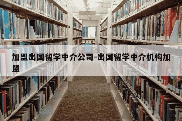 加盟出国留学中介公司-出国留学中介机构加盟-第1张图片-学习推荐网