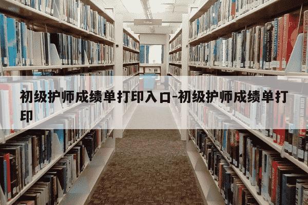 初级护师成绩单打印入口-初级护师成绩单打印-第1张图片-学习推荐网