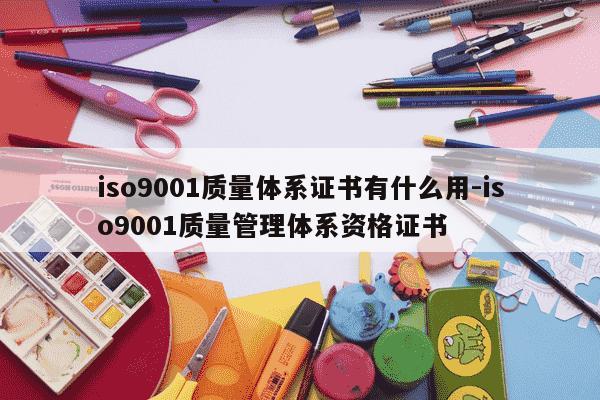 iso9001质量体系证书有什么用-iso9001质量管理体系资格证书-第1张图片-学习推荐网