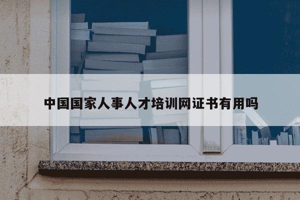 中国国家人事人才培训网证书有用吗-第1张图片-学习推荐网
