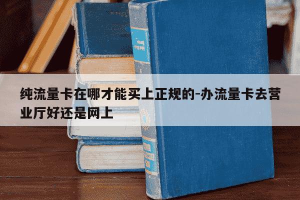 纯流量卡在哪才能买上正规的-办流量卡去营业厅好还是网上-第1张图片-学习推荐网