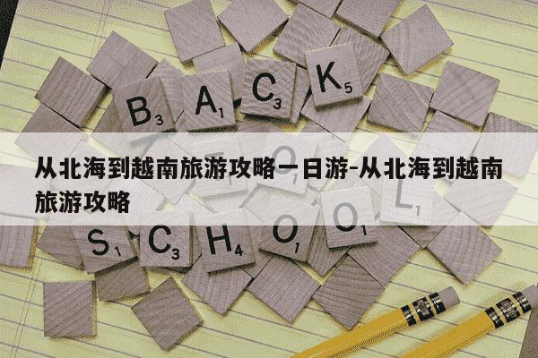 从北海到越南旅游攻略一日游-从北海到越南旅游攻略-第1张图片-学习推荐网