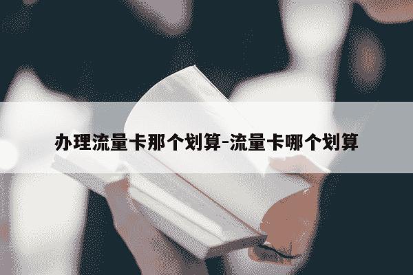 办理流量卡那个划算-流量卡哪个划算-第1张图片-学习推荐网