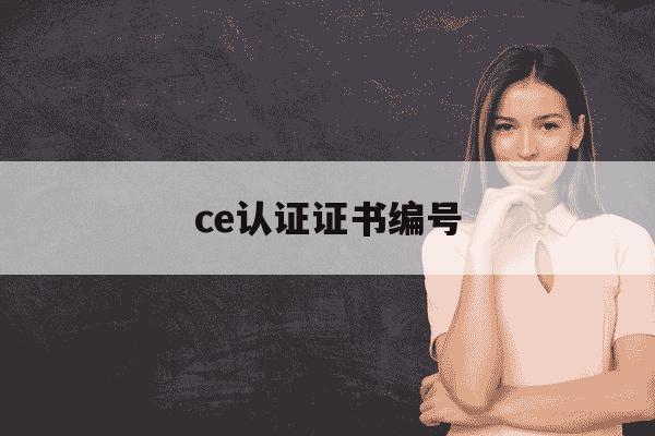 ce认证证书编号-ce认证证书编号在哪里看-第1张图片-学习推荐网 ce认证证书编号-ce认证证书编号在哪里看-第1张图片-学习推荐网