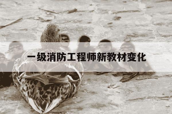 一级消防工程师新教材变化-一级消防工程师新旧教材对比-第1张图片-学习推荐网