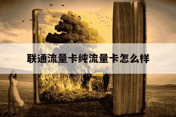联通流量卡纯流量卡怎么样-联通流量卡纯流量卡怎么样用-第1张图片-学习推荐网