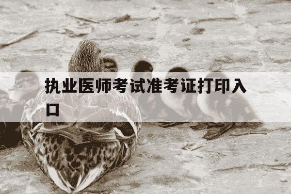 执业医师考试准考证打印入口-今年执业医师考试准考证打印-第1张图片-学习推荐网 执业医师考试准考证打印入口-今年执业医师考试准考证打印-第1张图片-学习推荐网