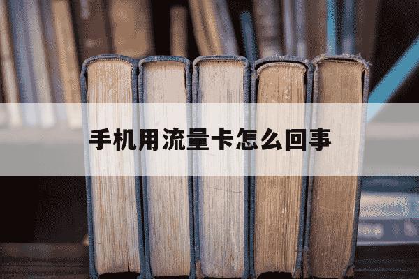手机用流量卡怎么回事-手机用流量卡咋回事-第1张图片-学习推荐网