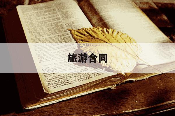 旅游合同-旅游合同查询官网入口-第1张图片-学习推荐网