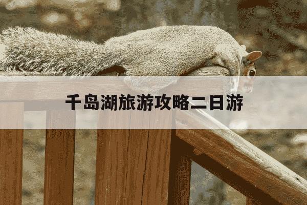 千岛湖旅游攻略二日游-千岛湖旅游攻略二日游免费-第1张图片-学习推荐网