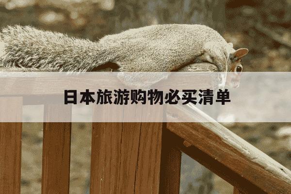 日本旅游购物必买清单-日本旅游适合买什么-第1张图片-学习推荐网